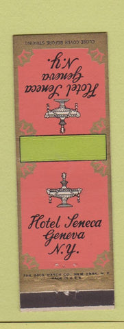 Matchbook Cover - Hotel Seneca Geneva NY