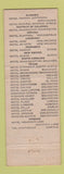 Matchbook Cover - Claypool Hotel Indianapolis IN