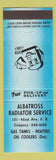 Matchbook Cover - Albatross Radiator Service Calgary AB BLUE