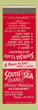 Matchbook Cover - South Sea Island Chinese Cleveland OH