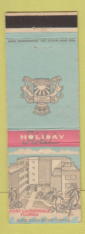 Matchbook Cover - Holiday Hotel Fort Lauderdale FL
