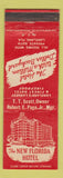 Matchbook Cover - New Florida Hotel Lakeland FL WEAR