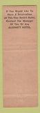 Matchbook Cover - Coral Sands Hotel Fort Lauderdale FL