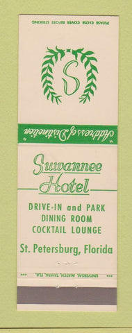 Matchbook Cover - Suwannee Hotel St Petersburg FL