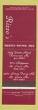 Matchbook Cover - Rizzo's Florissant MO St Louis
