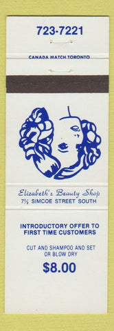 Matchbook Cover - Elizabeth's Beauty Shop Toronto? Girlie