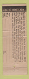 Matchbook Cover - Stamp Offer British Empire DD Bean