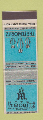 Matchbook Cover - Hotel St Moritz New York City