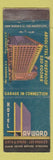 Matchbook Cover - Hotel Hayward Los Angeles CA WORN