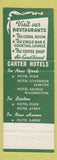 Matchbook Cover - Hotel Governor Clinton New York City