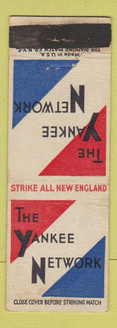 Matchbook Cover - Yankee Network Radio WORN