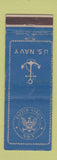 Matchbook Cover - US Navy WEAR