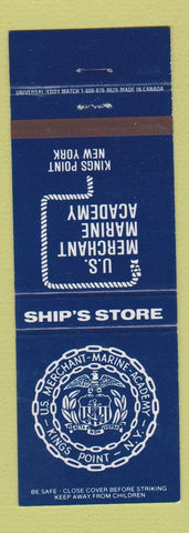 Matchbook Cover - US Merchant Marine Academy Kings Point NY
