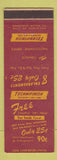 Matchbook Cover - Technifinish Art Prints Enlargements Rochester NY