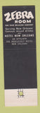Matchbook Cover - Hotel New Orleans LA