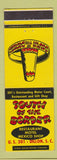 Matchbook Cover - South of the Border Dillon SC Motel Mexican Restaurant