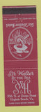 Matchbook Cover - Sir Walter by the Sea Virginia Beach VA Hotel