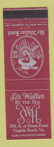 Matchbook Cover - Sir Walter by the Sea Virginia Beach VA Hotel