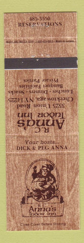 Matchbook Cover - RC Anna's Tudor Inn Cheektowaga NY
