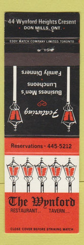 Matchbook Cover - The Wynford Restaurant Tavern Don Mills ON #1
