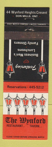 Matchbook Cover - The Wynford Restaurant Tavern Don Mills ON #2