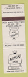 Matchbook Cover - Kings Inn Coralville IA