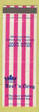 Matchbook Cover - Waikiki Beef n Grog Waikiki Hawaii