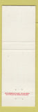 Matchbook Cover - Down Under Sound Stuidos Kogarah Australia