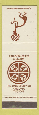 Matchbook Cover - Arizona State Museum University of Arizona Tucson AZ