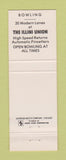 Matchbook Cover - Illini Union University of Illinois Champaign Urbana IL
