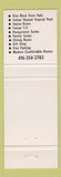 Matchbook Cover - Pilgrim Motor Inn Niagara Falls ON