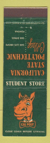 Matchbook Cover - California State Polytechnic College San Luis Obispo CA