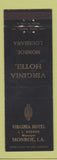 Matchbook Cover - Virginia Hotel Monroe LA
