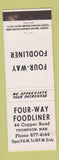 Matchbook Cover - Four Way Foodliner Thomson MB WEAR
