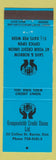 Matchbook Cover - Kempenfeldt Credit Union Barrie ON
