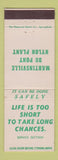 Matchbook Cover - Martinsville DuPont Nylon Plant