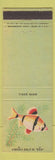 Matchbook Cover - Ohio Blue Tip Matches Tiger Barb Fish