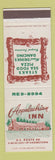 Matchbook Cover - Appalachian Inn Hagerstown MD