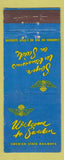 Matchbook Cover - Swedish State Railways Railroad WEAR