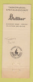 Matchbook Cover - Cigares Dietiker Zurich Switzerland
