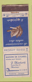 Matchbook Cover - Maison de Cigares tobacco J Marfurth Switzerland WEAR