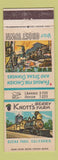 Matchbook Cover - Knott's Berry Farm Ghost Town Buena Park CA