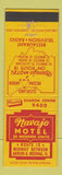 Matchbook Cover - Navajo Motel between Akron Medina OH
