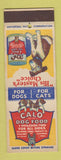 Matchbook Cover - Calo Dog Food Samoyede