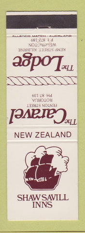 Matchbook Cover - Shawsavill Inns Rotorua Wellington New Zealand