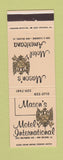 Matchbook Cover - Mason's Motel Americana New Orleans LA