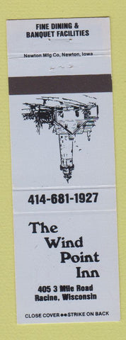Matchbook Cover - Wind Point Inn Racine WI
