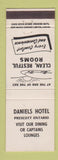 Matchbook Cover - Daniels Hotel Prescott ON WHITE