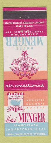 Matchbook Cover - Hotel Menger San Antonio TX