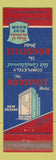 Matchbook Cover - Roosevelt Hotel New Orleans LA Blue Room
